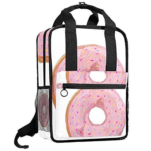 LUPIN Rugzakken Donut Aquarel Stijl Rugzak reizen middelbare school middelbare school