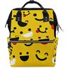 FANTAZIO Mummy Tas Rugzak Expressieve Gezichten School Tas