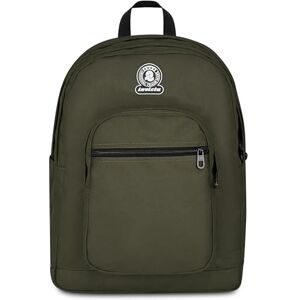 Invicta Schoolrugzak met dubbel vak, Dial Solid, groen, drinkfleszak, pc-tas 14 inch, maxi inhoud, schoolrugzak, jongens en meisjes, Groen, Eén maat, modern Invicta Schoolrugzak met dubbel vak, Dial Solid, groen, drinkfleszak, pc-tas 14 inch, maxi inhoud, schoolrugzak, jongens en meisjes, Groen, Eén maat, modern