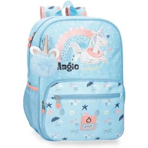 Enso Magic Summer Lichtblauwe Polyester Rugzak - Rugzak Enso Magic Summer Lichtblauwe Polyester Rugzak - Rugzak