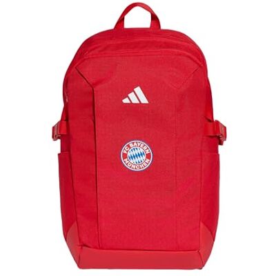 adidas uniseks-volwassene Fc Bayern Munich Backpack, better scarlet/white, One Size adidas uniseks-volwassene Fc Bayern Munich Backpack, better scarlet/white, One Size