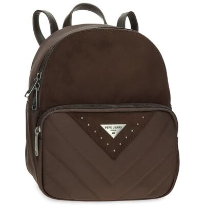 Pepe Jeans Natalie Joumma Bags Rugzak, casual, bruin, 20 x 25,5 x 10 cm, kunstleer en polyester, 5 l Pepe Jeans Natalie Joumma Bags Rugzak, casual, bruin, 20 x 25,5 x 10 cm, kunstleer en polyester, 5 l