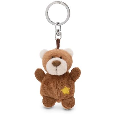 NICI Sleutelhanger Beer met Ster 5cm bruin Een trouwe metgezel voor rugzak of tas, sleutelhanger voor jong en oud 62095 NICI Sleutelhanger Beer met Ster 5cm bruin Een trouwe metgezel voor rugzak of tas, sleutelhanger voor jong en oud 62095