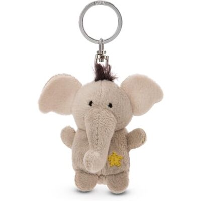 NICI Sleutelhanger Olifant met Ster 5cm grijs Een trouwe metgezel voor rugzak of tas, sleutelhanger voor jong en oud 62092 NICI Sleutelhanger Olifant met Ster 5cm grijs Een trouwe metgezel voor rugzak of tas, sleutelhanger voor jong en oud 62092