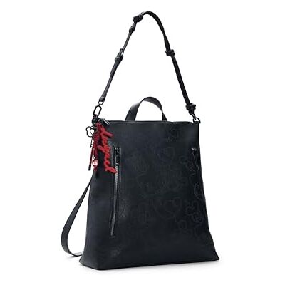 Desigual rugzak vrijetijdsrugzak Mickey Lines Pretoria Backpack Black zwart Desigual rugzak vrijetijdsrugzak Mickey Lines Pretoria Backpack Black zwart