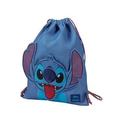 Samsonite Sammies Disney Stitch Gymtas voor Kinderen 37 cm, Sporttas met Trekkoord, Lichte Gymtas voor School, Sport & Vrije Tijd Samsonite Sammies Disney Stitch Gymtas voor Kinderen 37 cm, Sporttas met Trekkoord, Lichte Gymtas voor School, Sport & Vrije Tijd