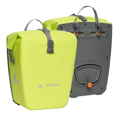 VAUDE Fietstassen voor bagagedrager Aqua Back 2x24L, bright green Fiets bagagedragertas achter eenvoudige bevestiging Made in Germany 48 liter totaal volume waterdicht VAUDE Fietstassen voor bagagedrager Aqua Back 2x24L, bright green Fiets bagagedragertas achter eenvoudige bevestiging Made in Germany 48 liter totaal volume waterdicht