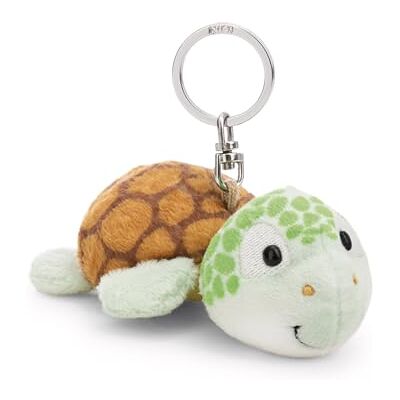 NICI 63060 Sleutelhanger schildpad, 10 cm, groen, trouwe pluchen metgezel voor rugzak of tas, sleutelhouder voor klein en groot NICI 63060 Sleutelhanger schildpad, 10 cm, groen, trouwe pluchen metgezel voor rugzak of tas, sleutelhouder voor klein en groot