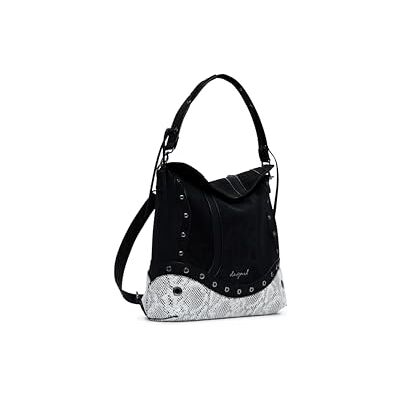 Desigual rugzak vrijetijdsrugzak Jersey 2.0 Snake Patch Mini Backpack Black zwart Desigual rugzak vrijetijdsrugzak Jersey 2.0 Snake Patch Mini Backpack Black zwart