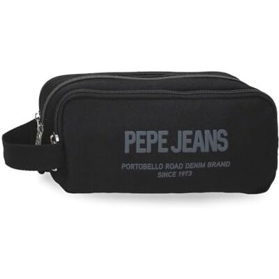 Pepe Jeans Edward Drievoudig Etui Zwart 22x10x9 cm Polyester by Joumma Bags Pepe Jeans Edward Drievoudig Etui Zwart 22x10x9 cm Polyester by Joumma Bags