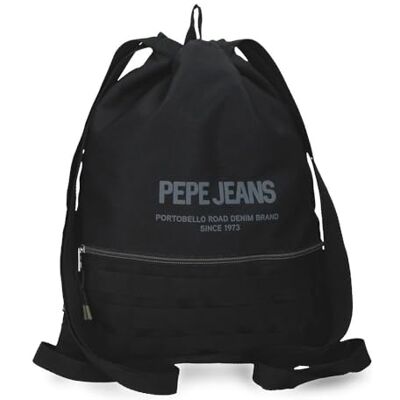 Pepe Jeans Edward Gymtas met Rits Laptop 15,6 Inch Zwart 35x46x1 cm Polyester 1,61L by Joumma Bags Pepe Jeans Edward Gymtas met Rits Laptop 15,6 Inch Zwart 35x46x1 cm Polyester 1,61L by Joumma Bags
