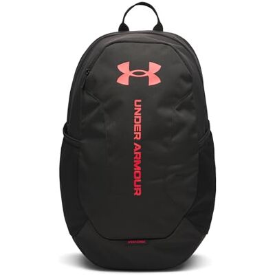 UNDER ARMOUR Heren 26.5L Hustle Lite Rugzak, Zwart/Castlerock UNDER ARMOUR Heren 26.5L Hustle Lite Rugzak, Zwart/Castlerock