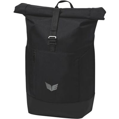Erima Unisex rolltop rugzak (7232601) zwart Erima Unisex rolltop rugzak (7232601) zwart