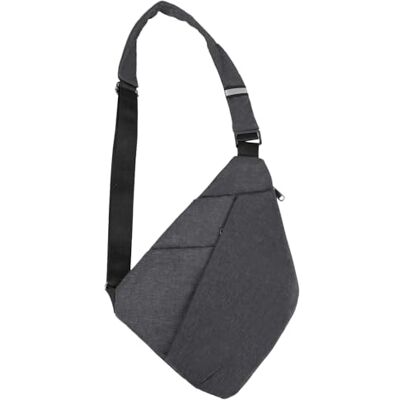 Cozary Anti-diefstal schoudertas, diefstalbestendige tas, borsttas, anti-diefstal sling bag, crossbody schoudertas voor heren en dames, klein, voor outdoor, reizen, wandelen, joggen, grijs Cozary Anti-diefstal schoudertas, diefstalbestendige tas, borsttas, anti-diefstal sling bag, crossbody schoudertas voor heren en dames, klein, voor outdoor, reizen, wandelen, joggen, grijs
