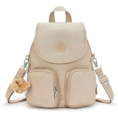 Kipling FIREFLY UP Kleine rugzak (converteerbaar naar schoudertas), Sparkled Beige (Beige) Kipling FIREFLY UP Kleine rugzak (converteerbaar naar schoudertas), Sparkled Beige (Beige)