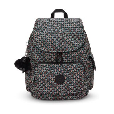 Kipling CITY PACK S Kleine rugzak, Geo Feather (zwart) Kipling CITY PACK S Kleine rugzak, Geo Feather (zwart)