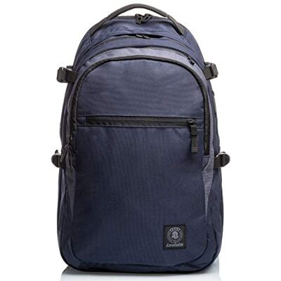 Invicta -rugzak voor zakelijk gebruik, kantoor, reizen en vrije tijd, eco-materiaal, pc-zak, meerdere compartimenten Invicta -rugzak voor zakelijk gebruik, kantoor, reizen en vrije tijd, eco-materiaal, pc-zak, meerdere compartimenten