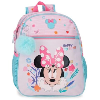Disney Joumma Minnie Happy To Be Me Schoolrugzak Roze 27x33x11 cm Polyester 9,8L Disney Joumma Minnie Happy To Be Me Schoolrugzak Roze 27x33x11 cm Polyester 9,8L