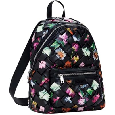 Desigual rugzak vrijetijdsrugzak Éclat Mombasa Backpack Black zwart Desigual rugzak vrijetijdsrugzak Éclat Mombasa Backpack Black zwart