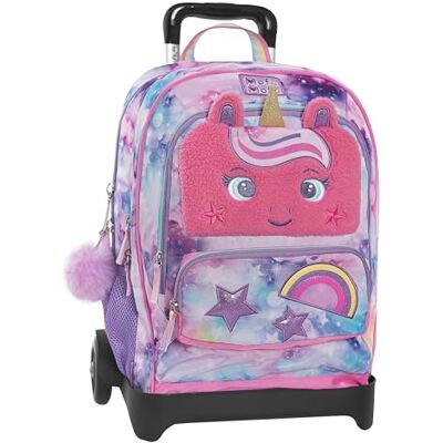 Mofumofu Rugzak Eenhoorn Trolley - School Organizer Mofumofu Rugzak Eenhoorn Trolley - School Organizer