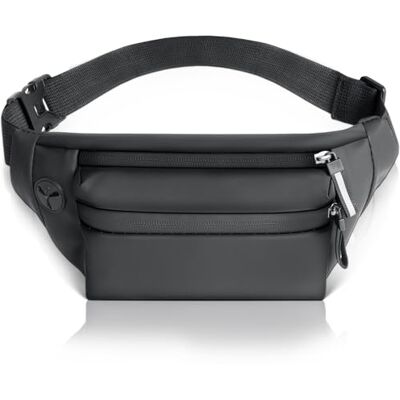 AiQInu Heuptas voor dames en heren, multifunctionele waterdichte nylon heuptas met verstelbare riem, 3 vakken met ritssluiting, voor sport, hardlopen, fietsen, kamperen, reizen, hardlopen, feesten, AiQInu Heuptas voor dames en heren, multifunctionele waterdichte nylon heuptas met verstelbare riem, 3 vakken met ritssluiting, voor sport, hardlopen, fietsen, kamperen, reizen, hardlopen, feesten,