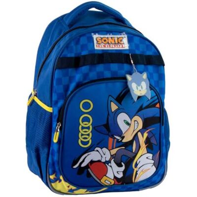 CERDÁ LIFE'S LITTLE MOMENTS Sonic schoolrugzak voor jongens en meisjes, 42 cm, blauw, 100% polyester, met gevoerde rug, zijvak van mesh en verstelbare handgreep, officieel gelicentieerd product voor school en eerste schooldag CERDÁ LIFE'S LITTLE MOMENTS Sonic schoolrugzak voor jongens en meisjes, 42 cm, blauw, 100% polyester, met gevoerde rug, zijvak van mesh en verstelbare handgreep, officieel gelicentieerd product voor school en eerste schooldag