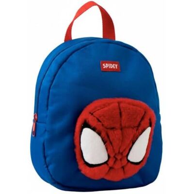 CERDÁ LIFE'S LITTLE MOMENTS Spidey Kinderrugzak voor jongens en meisjes, blauw, met 3D-pluche patch, verstelbare bandjes en ritssluiting, officieel gelicentieerd product, ideaal voor school en cadeau CERDÁ LIFE'S LITTLE MOMENTS Spidey Kinderrugzak voor jongens en meisjes, blauw, met 3D-pluche patch, verstelbare bandjes en ritssluiting, officieel gelicentieerd product, ideaal voor school en cadeau