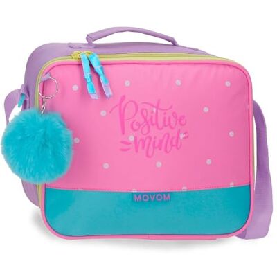 MOVOM Block Thermische Lunchtas Schoudertas Roze 25x21x11 cm Polyester MOVOM Block Thermische Lunchtas Schoudertas Roze 25x21x11 cm Polyester