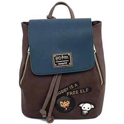 Loungefly Dames lederen rugzak trekkoord (1 stuk), Meerkleurig, M, Trekkoord Loungefly Dames lederen rugzak trekkoord (1 stuk), Meerkleurig, M, Trekkoord