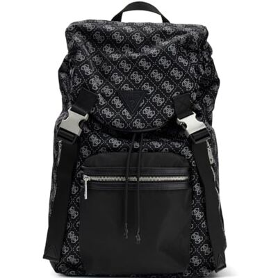 GUESS rugzak vrijetijdsrugzak Berlin Backpack Dark Black zwart GUESS rugzak vrijetijdsrugzak Berlin Backpack Dark Black zwart
