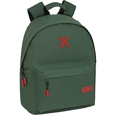 SAFTA MUNICH Jeugdrugzak voor 14,1 inch laptop rugzak ideaal voor jongeren van verschillende leeftijden, comfortabel en veelzijdig, kwaliteit en dikte, 31 x 16 x 41 cm, groen, groen, Estándar, casual, SAFTA MUNICH Jeugdrugzak voor 14,1 inch laptop rugzak ideaal voor jongeren van verschillende leeftijden, comfortabel en veelzijdig, kwaliteit en dikte, 31 x 16 x 41 cm, groen, groen, Estándar, casual,
