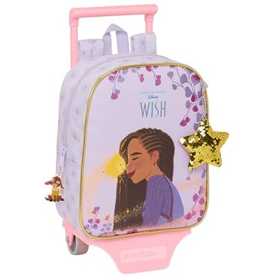 SAFTA WISH Kinderrugzak met trolley, ideaal voor kinderen van verschillende leeftijden, comfortabel en veelzijdig, kwaliteit en duurzaamheid, 22 x 10 x 27 cm, paars, Lila, Standaard, Casual SAFTA WISH Kinderrugzak met trolley, ideaal voor kinderen van verschillende leeftijden, comfortabel en veelzijdig, kwaliteit en duurzaamheid, 22 x 10 x 27 cm, paars, Lila, Standaard, Casual