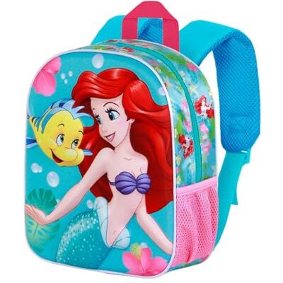Disney Ariel Dive-Elite 3D rugzak, turquoise, 25 x 30 cm, inhoud 7 l Disney Ariel Dive-Elite 3D rugzak, turquoise, 25 x 30 cm, inhoud 7 l