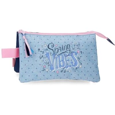 MOVOM Spring Vibes Estuche Triple Marino 22x12x5 cm Polyester 1,32L MOVOM Spring Vibes Estuche Triple Marino 22x12x5 cm Polyester 1,32L