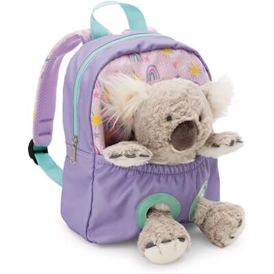 NICI kinderrugzak geel 2 in 1 met knuffel koala 25cm Kleuterrugzak meisjes & jongens Zacht rugpand & verstelbare riemen NICI kinderrugzak geel 2 in 1 met knuffel koala 25cm Kleuterrugzak meisjes & jongens Zacht rugpand & verstelbare riemen