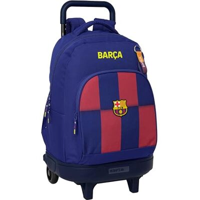 SAFTA FC Barcelona 1. Team 25/26, grote rugzak met wielen, compact, afneembaar, ideaal voor kinderen van verschillende leeftijden, comfortabel en veelzijdig, kwaliteit en duurzaamheid, 33 x 22 x 45 cm SAFTA FC Barcelona 1. Team 25/26, grote rugzak met wielen, compact, afneembaar, ideaal voor kinderen van verschillende leeftijden, comfortabel en veelzijdig, kwaliteit en duurzaamheid, 33 x 22 x 45 cm