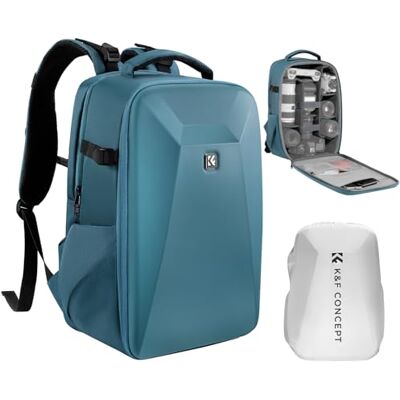 K&F CONCEPT Camera Rugzak Hardeschaal DSLR Fotografietas met 15-15.6 Inch Laptopvak Waterdichte Camera Case Compatible met Canon/Nikon/Sony/DJI Mavic Drone K&F CONCEPT Camera Rugzak Hardeschaal DSLR Fotografietas met 15-15.6 Inch Laptopvak Waterdichte Camera Case Compatible met Canon/Nikon/Sony/DJI Mavic Drone