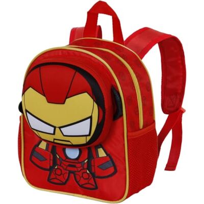 KARACTERMANIA Iron Man Bobblehead-Pocket rugzak, rood, rood, pocket rugzak bobblehead KARACTERMANIA Iron Man Bobblehead-Pocket rugzak, rood, rood, pocket rugzak bobblehead