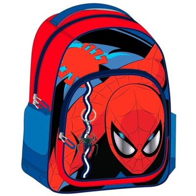 CERDÁ LIFE'S LITTLE MOMENTS Spider-Man schoolrugzak voor jongens, middelgroot, 42 cm, officieel Marvel gelicentieerd product, robuust polyester, dubbel vak met voorvak en zijvakken, ideaal voor school en eerste schooldag CERDÁ LIFE'S LITTLE MOMENTS Spider-Man schoolrugzak voor jongens, middelgroot, 42 cm, officieel Marvel gelicentieerd product, robuust polyester, dubbel vak met voorvak en zijvakken, ideaal voor school en eerste schooldag