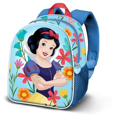 Disney Prinses Elite 3D-rugzak, 25 x 30 cm, uniseks, kinderen (1 stuk), Sneeuwwitje, blauw, Taille unique, Rugzak 25 x 30 cm Disney Prinses Elite 3D-rugzak, 25 x 30 cm, uniseks, kinderen (1 stuk), Sneeuwwitje, blauw, Taille unique, Rugzak 25 x 30 cm