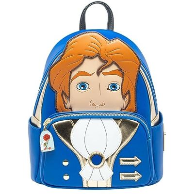 Loungefly Disney Beauty and the Beast Prince Adam Cosplay Rugzak voor dames, Meerkleurig, One Size, Wdbk3031 Loungefly Disney Beauty and the Beast Prince Adam Cosplay Rugzak voor dames, Meerkleurig, One Size, Wdbk3031