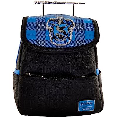 Funko Loungefly Warner Brothers Harry Potter Ravenklauw met toverstaf rugzak Amazon Exclusive premium veganistisch leer cadeau-idee officiële merchandise voor jongens, meisjes, mannen en vrouwen Funko Loungefly Warner Brothers Harry Potter Ravenklauw met toverstaf rugzak Amazon Exclusive premium veganistisch leer cadeau-idee officiële merchandise voor jongens, meisjes, mannen en vrouwen