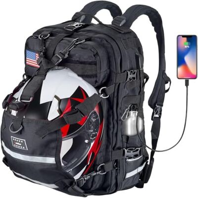 Sresk Waterdichte 26L Molle Motorhelm Houder/Fietshelm Opslag/Wandelen Helmvangst Bag/Rugzak Sresk Waterdichte 26L Molle Motorhelm Houder/Fietshelm Opslag/Wandelen Helmvangst Bag/Rugzak