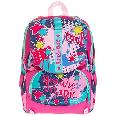 Seven Multifunctionele rugzak met zeven jackpack, 32 liter, roze, afneembaar en draagbaar 2-in-1! School en vrije tijd Seven Multifunctionele rugzak met zeven jackpack, 32 liter, roze, afneembaar en draagbaar 2-in-1! School en vrije tijd