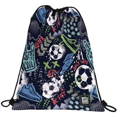 Grafoplás Rugzak met trekkoord, 36 x 47 cm, buitenvak met ritssluitingen, pop-up-design, perfect voor extra scholen, Blauw, 36x47cm, Voor school Grafoplás Rugzak met trekkoord, 36 x 47 cm, buitenvak met ritssluitingen, pop-up-design, perfect voor extra scholen, Blauw, 36x47cm, Voor school