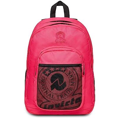 Invicta Dial rugzak met dubbel vak , roze, voorvak, school en vrije tijd, Roze, Eén maat, Modern Invicta Dial rugzak met dubbel vak , roze, voorvak, school en vrije tijd, Roze, Eén maat, Modern