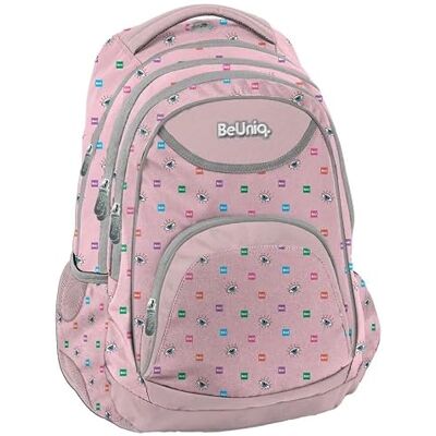 BeUniq Roze Schoolrugzak - Type school BeUniq Roze Schoolrugzak - Type school