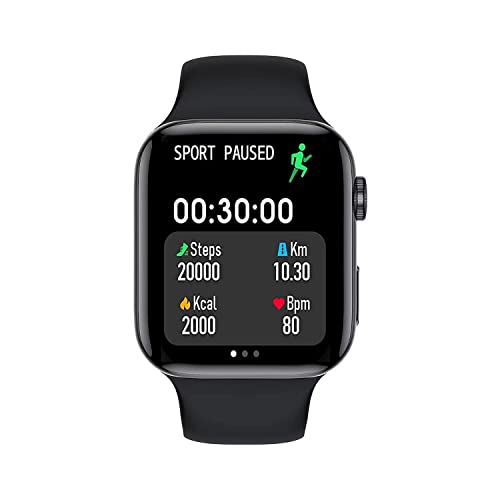 fevion Smartwatch voor heren, smartwatch voor Android en iOS, IP68, waterdicht, fitnesshorloge