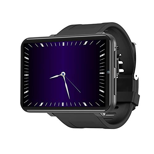 Sunsune 4G Smartwatch 2,86 inch display Android 7.1 3 GB + 32 GB camera 5 MP batterij 2700 mAh smartwatch voor mannen (zwart, 3 GB + 32 GB)