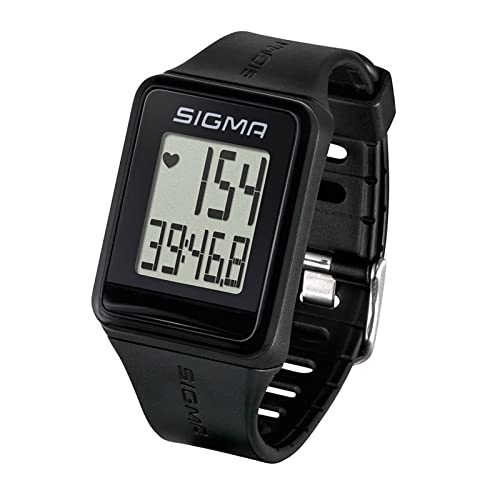 Sigma Sport 24500 polshorloge iD.GO zwart, hartslagmeting, fitness hardloophorloge, zwart